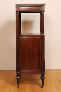 A French Louis XVI mahogany original shavers-pedestal (table), circa 1800 - image 3