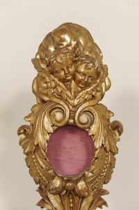 A late 18th century giltwood relic or watch stand - image 5