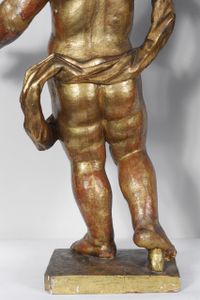 A pair of Dutch giltwood pendant figures of putti, circa 1660 - image 6