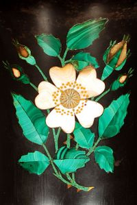 A decorative Italian black marble urn with malachite inlay, circa 1880 - image 2