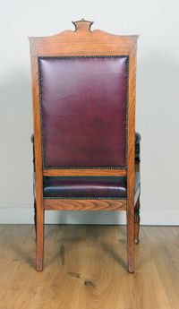 An historical important armchair from the townhall of the Dutch city The Hague. - image 6