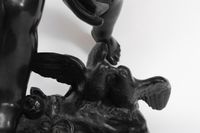 Een Franse bronzen sculptuur van Cupido, circa 1880 - afbeelding 5