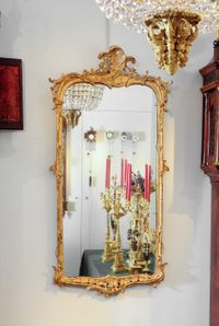 A Dutch giltwood mirror, mid-18th Century - image 2