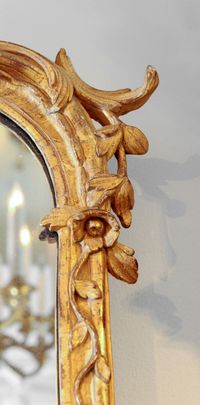 A Dutch giltwood mirror, mid-18th Century - image 5
