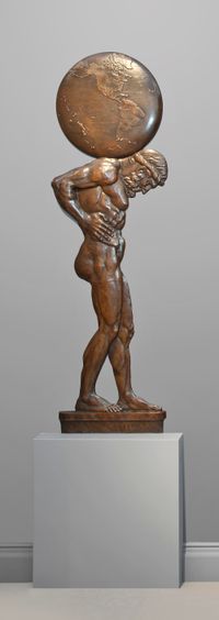 An imposing pair of bronze high relief wall decorations, circa 1925 - image 3