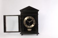 An early Dutch ebony and silvered 'Hague clock', by Christiaan Reynaert Haghe, circa 1665 - image 3