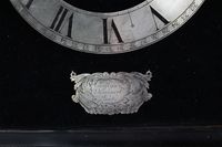 An early Dutch ebony and silvered 'Hague clock', by Christiaan Reynaert Haghe, circa 1665 - image 4