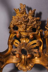 A French Transition giltwood console table with marble top, circa 1765 - image 5