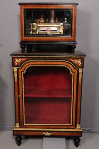 A Swiss amboyna 'bells-in-sight' cylinder music box with animated dancers, circa 1880 - image 9
