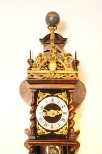 A good Dutch Zaanse rosewood wall clock, by Cornelis van Rossen, circa 1700 - image 5
