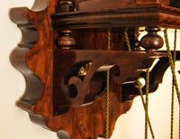 A good Dutch Zaanse rosewood wall clock, by Cornelis van Rossen, circa 1700 - image 10