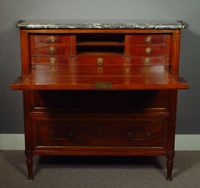 A French Louis XVI brass-mounted mahogany commode, by Martinet, circa 1780 - image 3