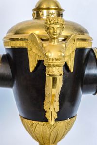 An exceptionally rare French gilt and patinated bronze night projection timepiece, by Bofenschen, Paris, early 19th century - image 9