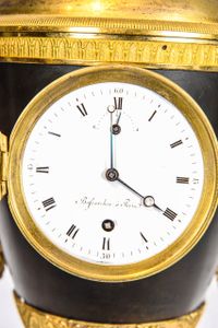 An exceptionally rare French gilt and patinated bronze night projection timepiece, by Bofenschen, Paris, early 19th century - image 8