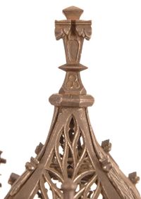 Early Possibly French Gothic Iron Chamber Clock, circa 1481 - image 3