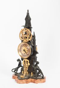 Miniatuur Neo Gotishe Pendulette - afbeelding 3