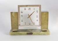 Very Important Exceptional Mystery Art Deco 8th Day Mantel Clock, circa 1931 - afbeelding 1