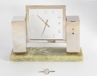 Very Important Exceptional Mystery Art Deco 8th Day Mantel Clock, circa 1931 - afbeelding 3
