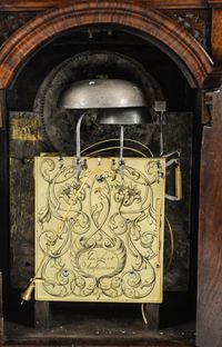 Very Small Unusual 18th Century Amsterdam Burr Walnut Bracket Clock   - image 3