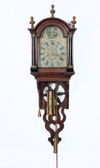 Dutch Mid-19th Century Folk Art Wall Clocks So-Called  - image 1