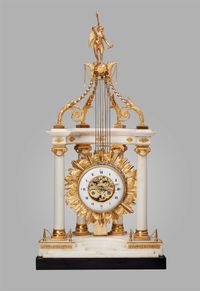 Imposing Monumental Louis XVI Temple Mantel Clock, circa 1780 - image 1