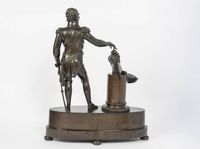 Unusual Bronze Sculpture from Blücher Fürst von Wahlstatt, circa 1810 - image 3