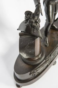 Unusual Bronze Sculpture from Blücher Fürst von Wahlstatt, circa 1810 - image 4