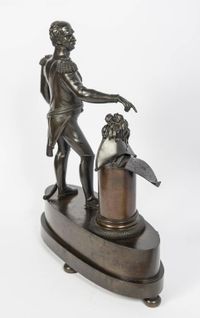 Unusual Bronze Sculpture from Blücher Fürst von Wahlstatt, circa 1810 - image 6