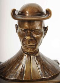 Very Nice Hypocrite Bronze Sculpture, Germany, circa 1925 - image 2