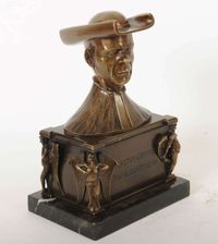 Very Nice Hypocrite Bronze Sculpture, Germany, circa 1925 - image 6