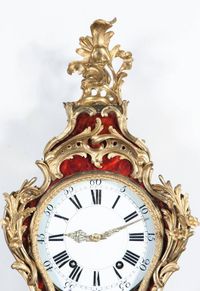 A very important Swiss Louis XV Tortoiseshell Clock by Jaquet Droz, circa 1750 - image 3