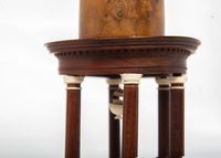 An unusual circular wooden temple dome pillar timepiece clock circa1830 - image 5