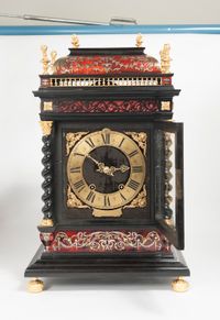 An important and very unusual French 'Religieuse' Table Clock, circa 1680 - image 2