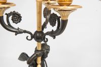 A great pair of French Empire/Charles X candlesticks, circa 1830 - image 4