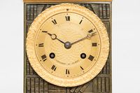 A nice empire Charles X mantel clock by Gillion a Paris - image 7