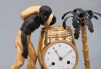A very rare French ‘directoire’ pendule ‘Au Bon Sauvage’, circa 1800 - image 2