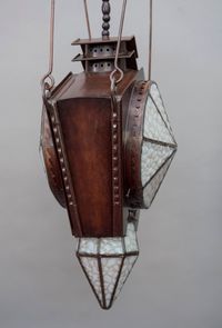 An unusual Amsterdam School Hanglamp from around 1900 - afbeelding 5