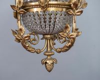 Late 19th century romantic and charming very desirable ceiling hang lamp - afbeelding 3
