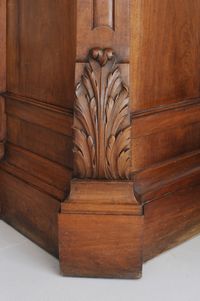 Pair of Walnut pedestals - afbeelding 6