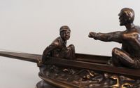 An important unusual bronze from a canoe by "Emile Drouot circa 1880 - image 2