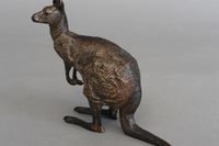 An attractive kangaroo Vienna bronze signed - afbeelding 5