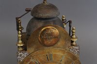 A very unusual 18th century clock  signed - afbeelding 7