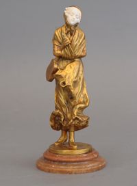 A charming ormolu ‘Art Nouveau’ bronze figure, signed Alonzo, circa 1890 - image 3