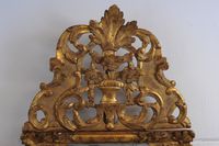 A beautiful French wood carved and original guild Regency wall mirror, 1740 - image 7