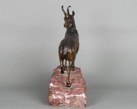 A Vienna bronze figure of a Mountain Goat - image 2