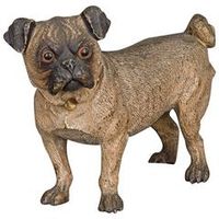 A beautiful Austrian cold painted 'Vienna Bronze' of a pug dog, circa 1890 - image 1