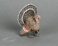 Very unusual, beautiful coloured cold painted Vienna bronze, signed Bergmann - image 2