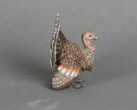Very unusual, beautiful coloured cold painted Vienna bronze, signed Bergmann - image 3