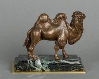 An unusual French camel bronze circa 1860 - afbeelding 3