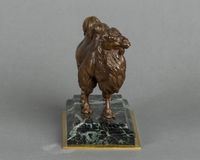 An unusual French camel bronze circa 1860 - afbeelding 4